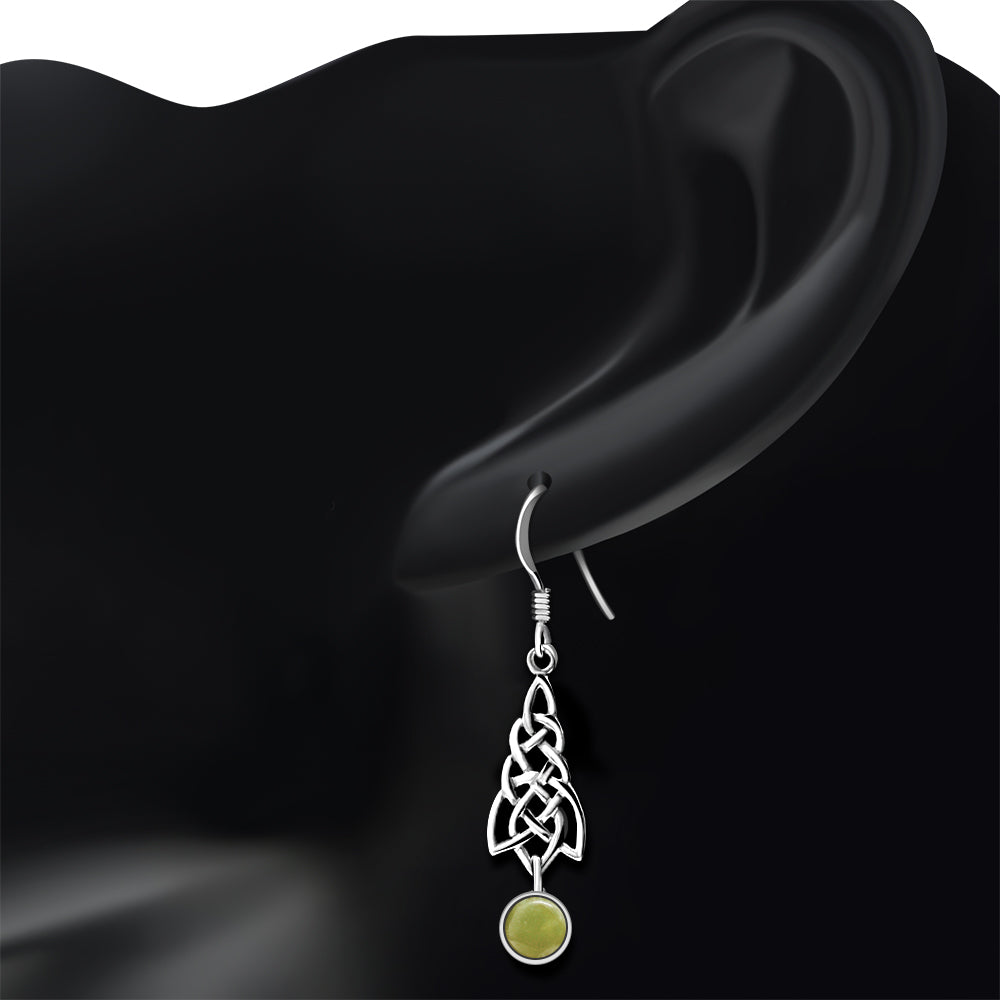 Scottish Marble Earrings- Celtic Cascade