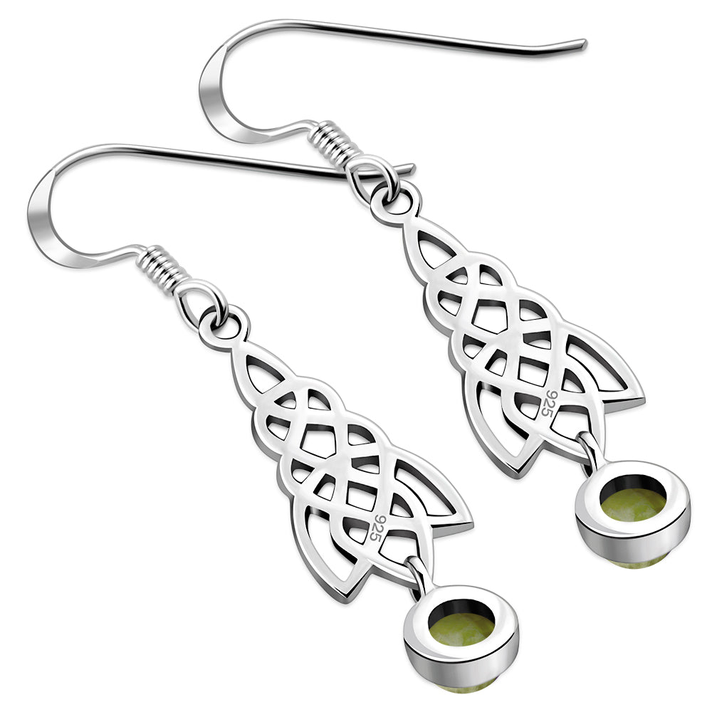Scottish Marble Earrings- Celtic Cascade