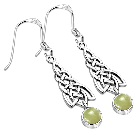 Scottish Marble Earrings- Celtic Cascade