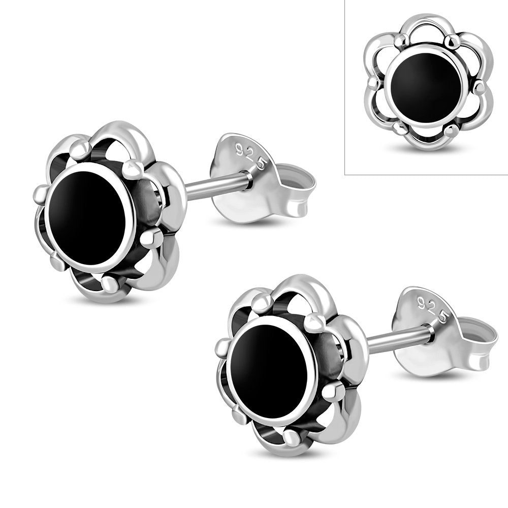 Comtemporary stone stud