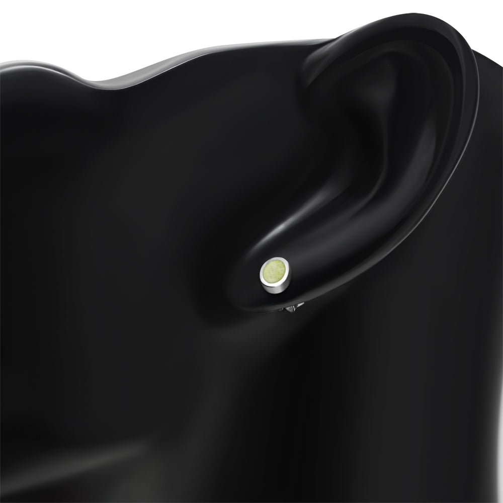 Contemporary stone stud- Scottish Marble