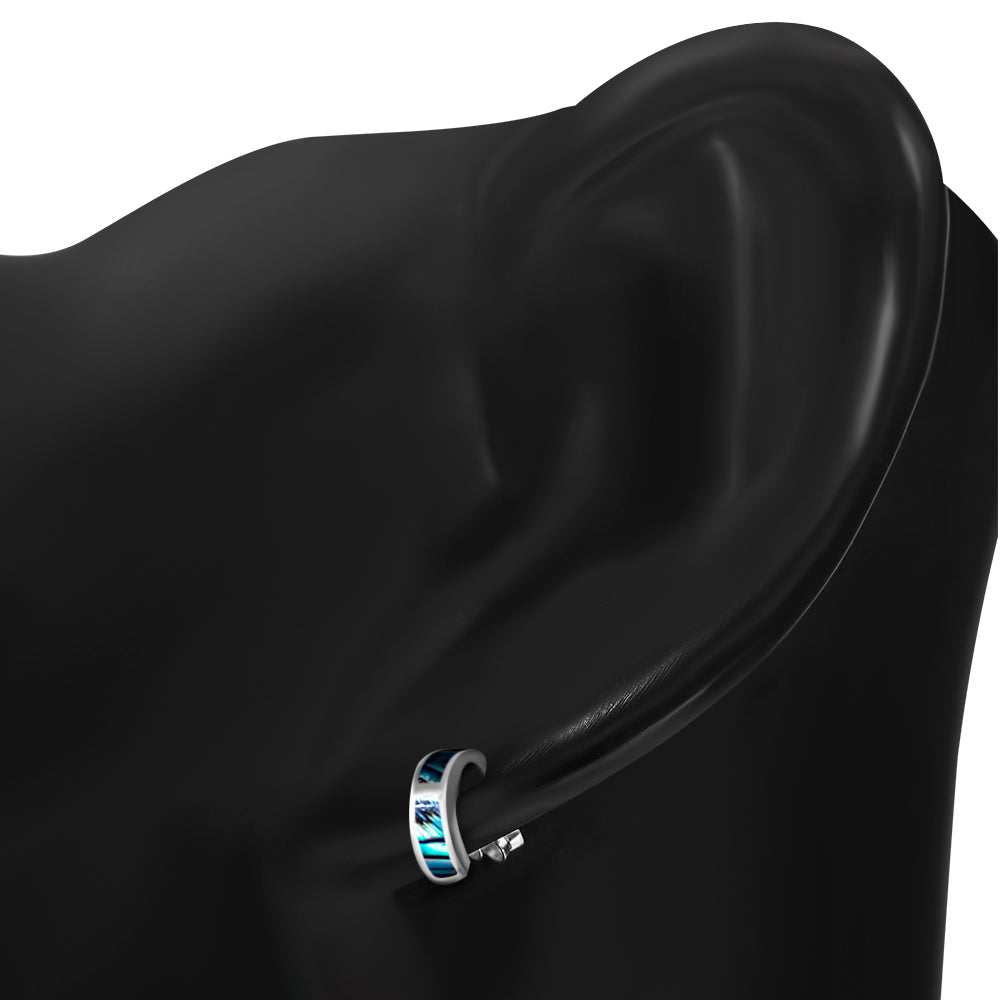 Stone Stud- Lunar Panels with Abalone