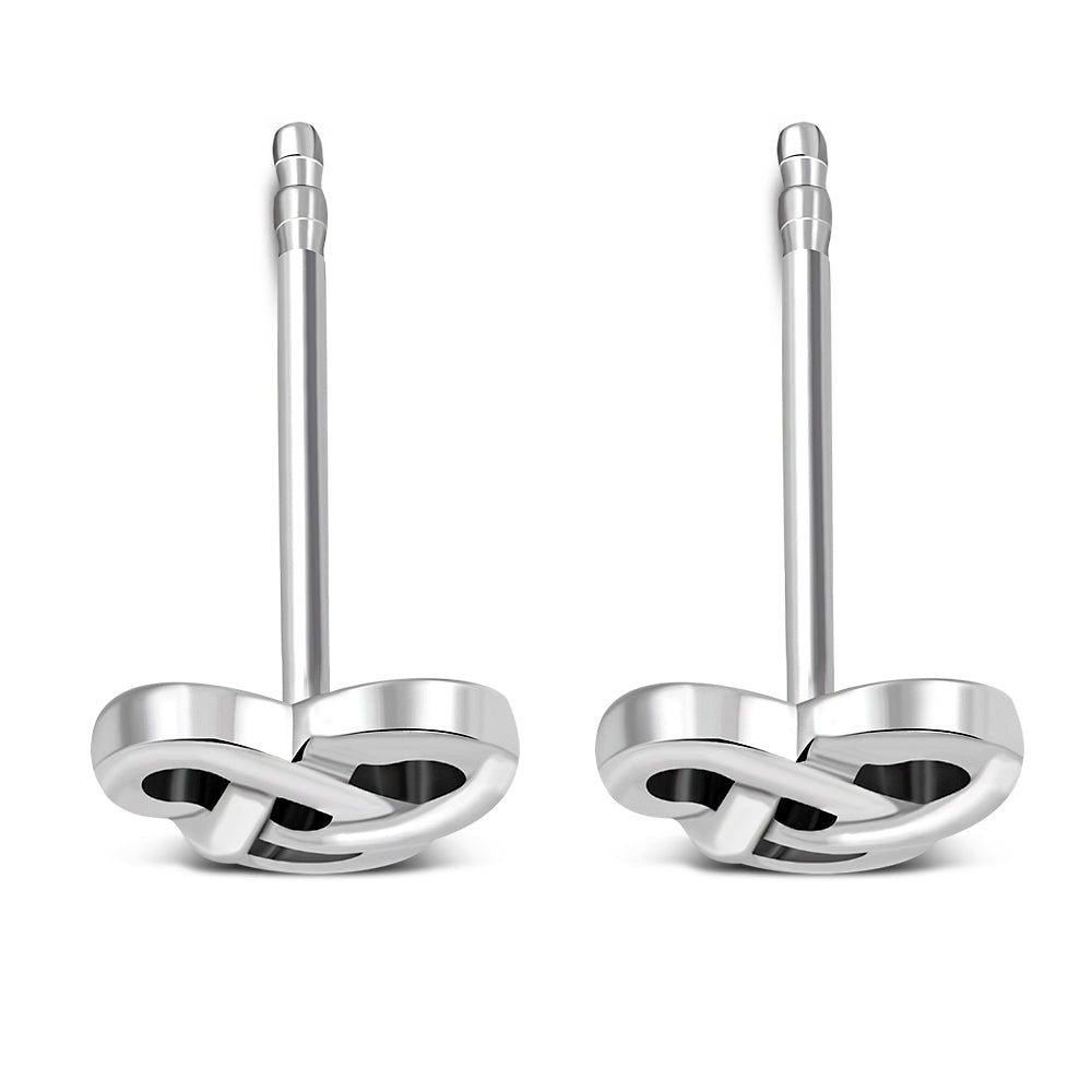 Triquetra Earrings - Dainty Rounded Trinity Studs