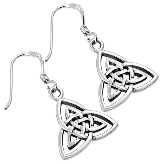 Trinity Knot Earrings- Overlapping Trinities