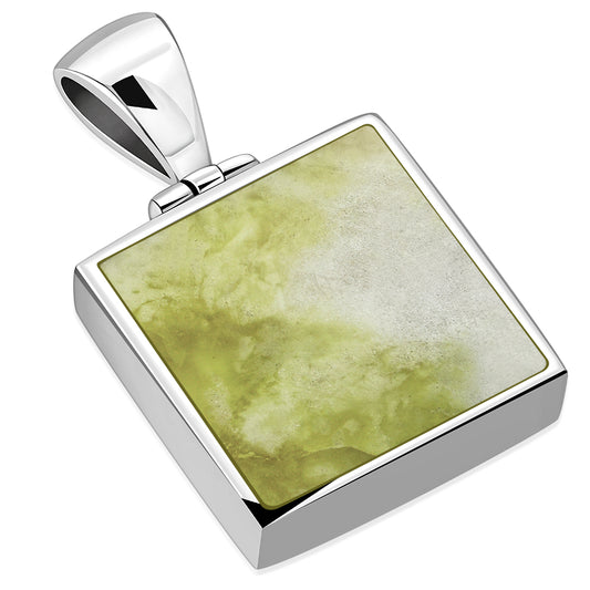 Scottish Marble Pendant - Smooth Square