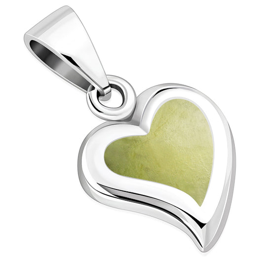 Scottish Marble Pendant - Love Heart