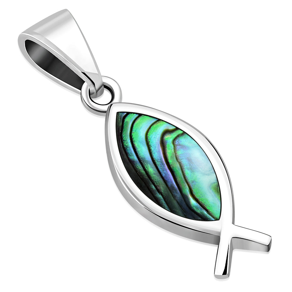 Abalone Pendant - Ichthys