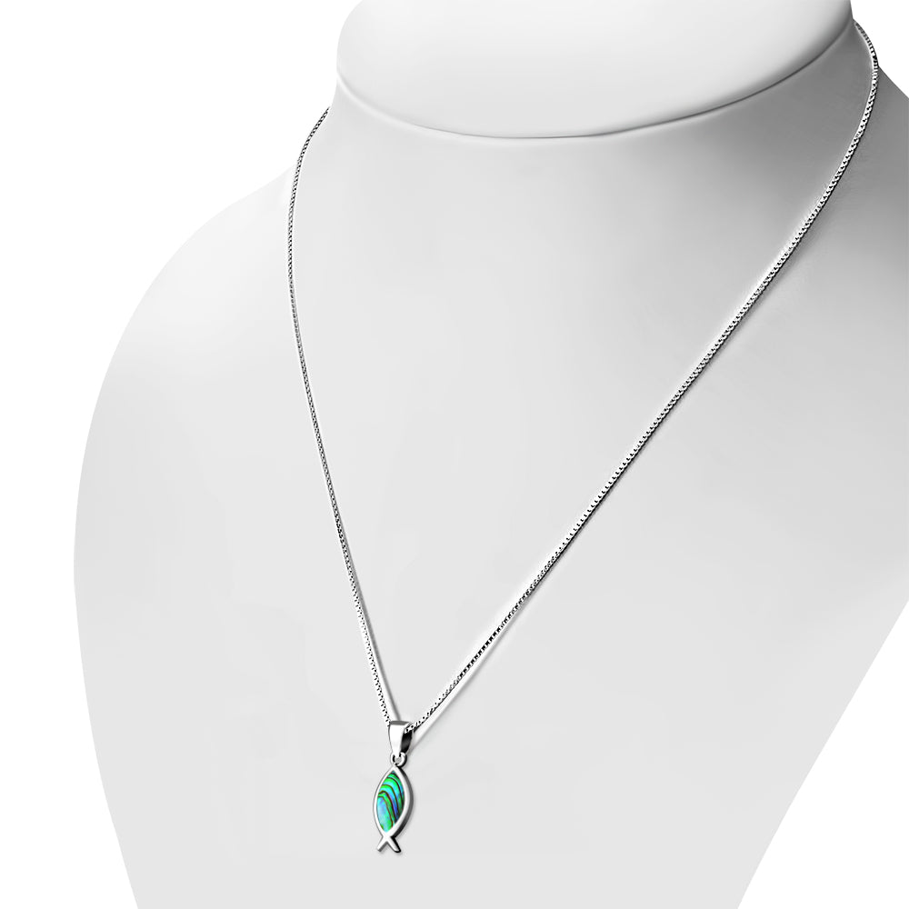 Abalone Pendant - Ichthys