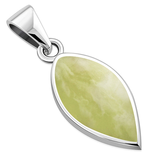 Scottish Marble Pendant - Falling Leaf