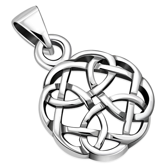 Celtic Knot Pendant - Interlocked Four Leaves