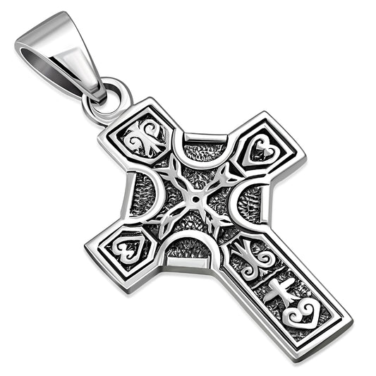 Celtic Cross Pendant - La Tene' (Medium)