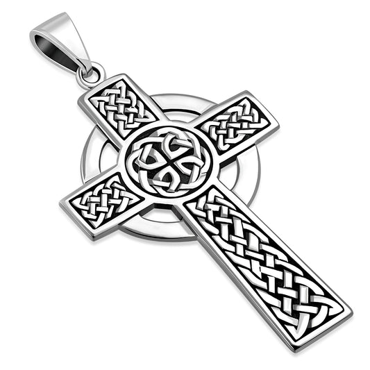 Celtic Cross Pendant - Ornamental High Cross