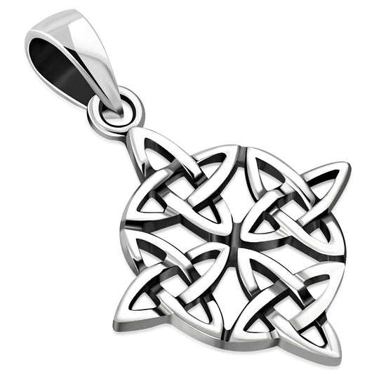 Celtic Knot Pendant- Four Directions (Thin)