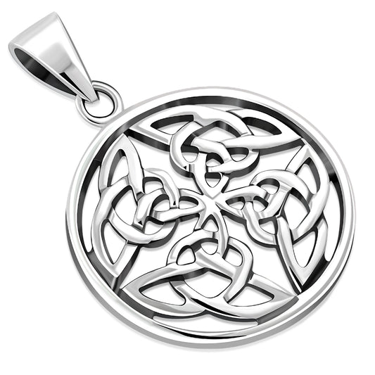 Celtic Pendant - Round Shield Knot