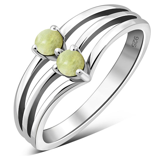 Scottish Marble Ring - Split Shoulder