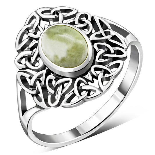 Scottish Marble Ring - Trinity Flow Border