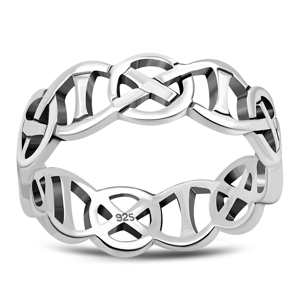 Celtic Knot Ring - Open Weave