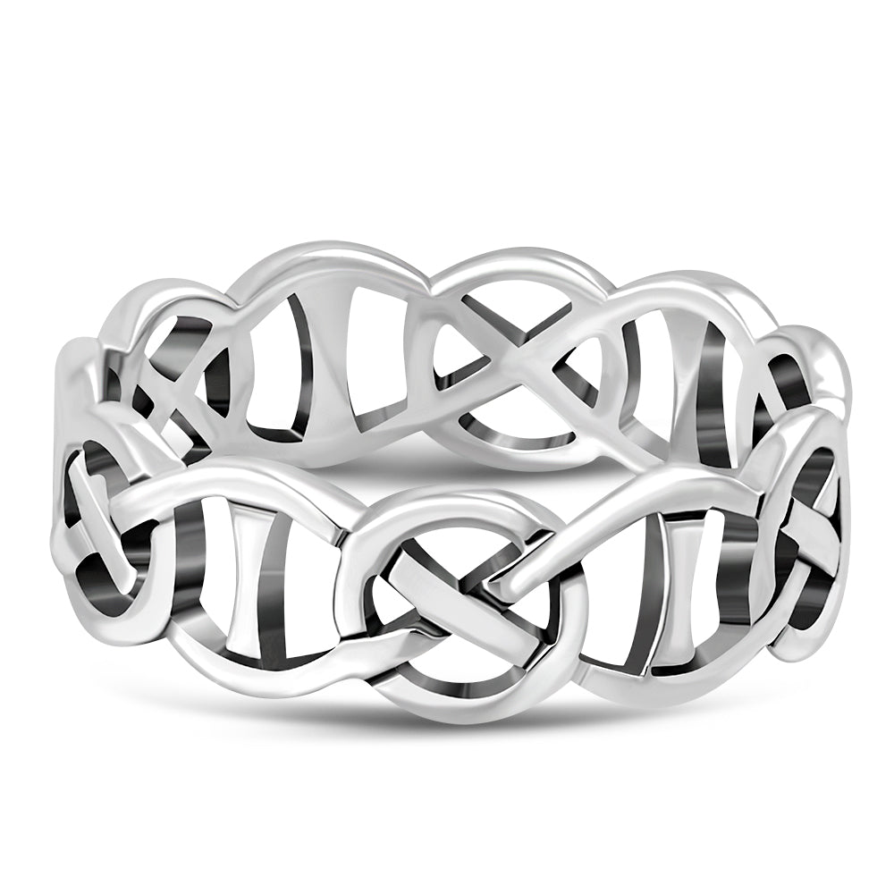 Celtic Knot Ring - Open Weave