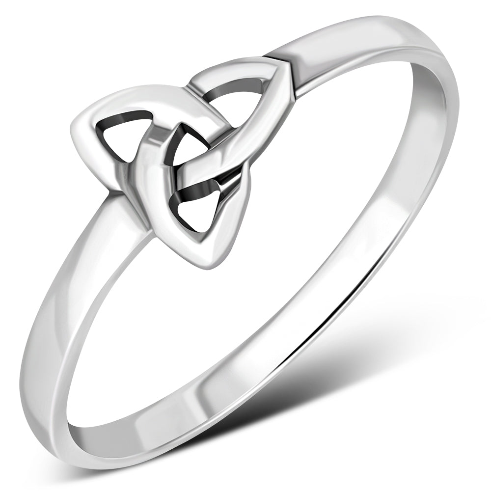 Triquetra Ring -  Thin Simple Balance (Thick Band)