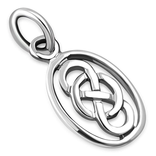 Celtic Knot Pendant - Oval Knot