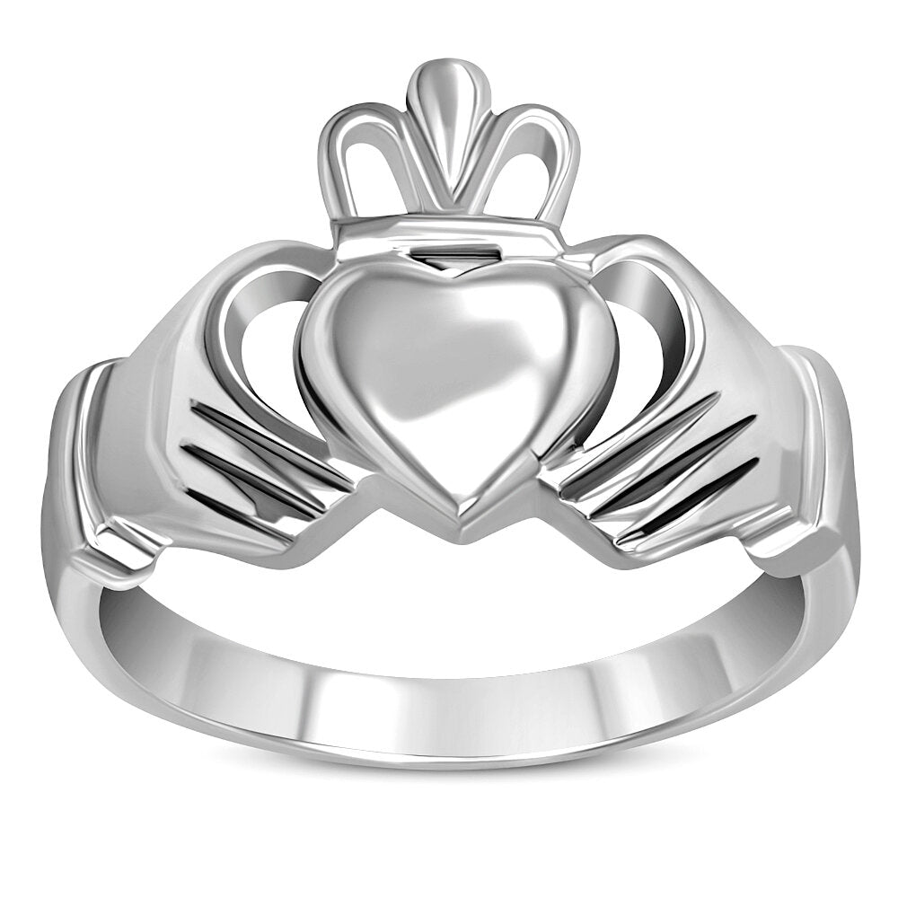Claddagh Ring - Open Crown