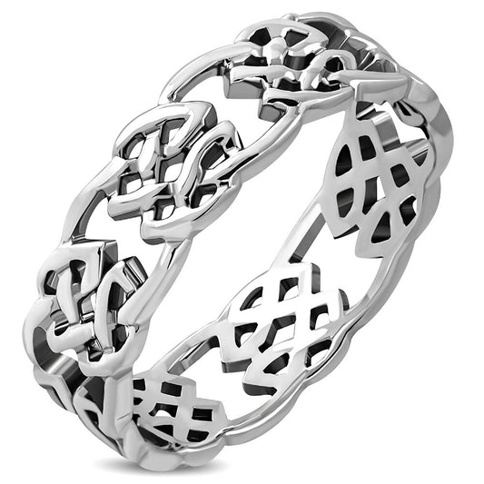 Celtic Knot Ring - Interlocked Sequence