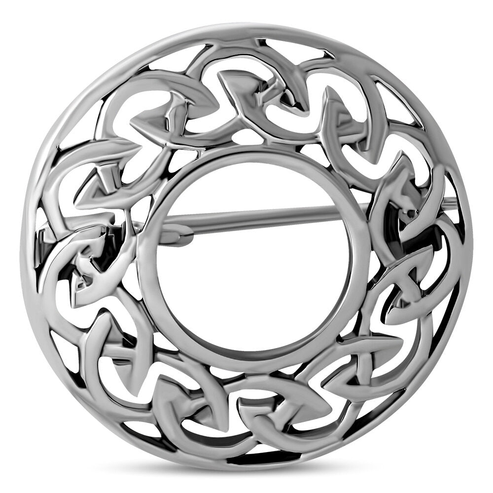 Celtic Knot Brooch - Wheel of Life (Small)