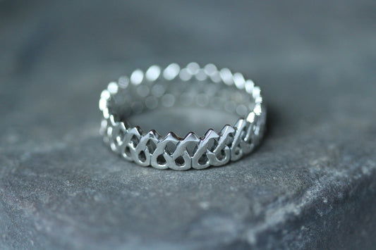 Celtic Knot Ring - Looped Heart Knot