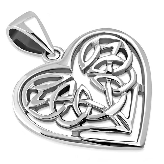 Celtic Knot Pendant - Celtic Heart