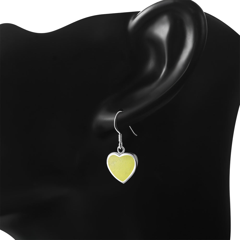 Scottish Marble Earrings- Full Hearts