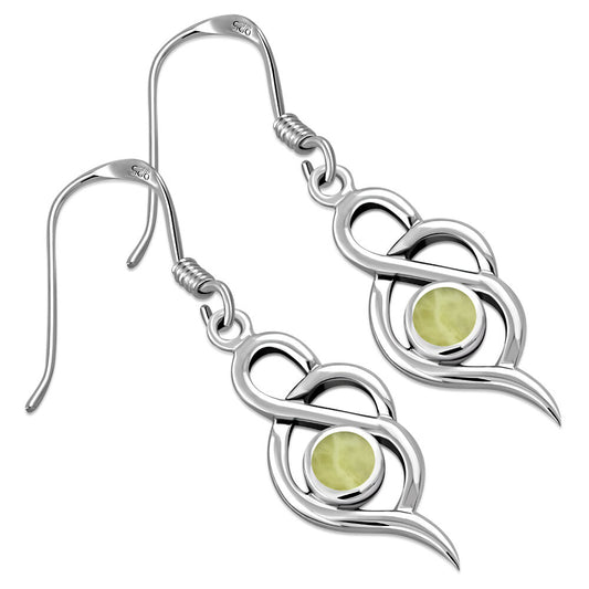 Scottish Marble Earrings - Triple Loop