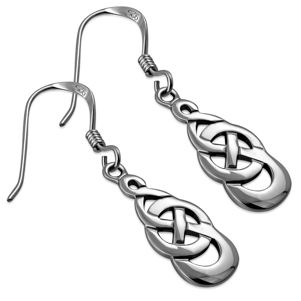 Celtic Knot Earrings - Large Looped Knot