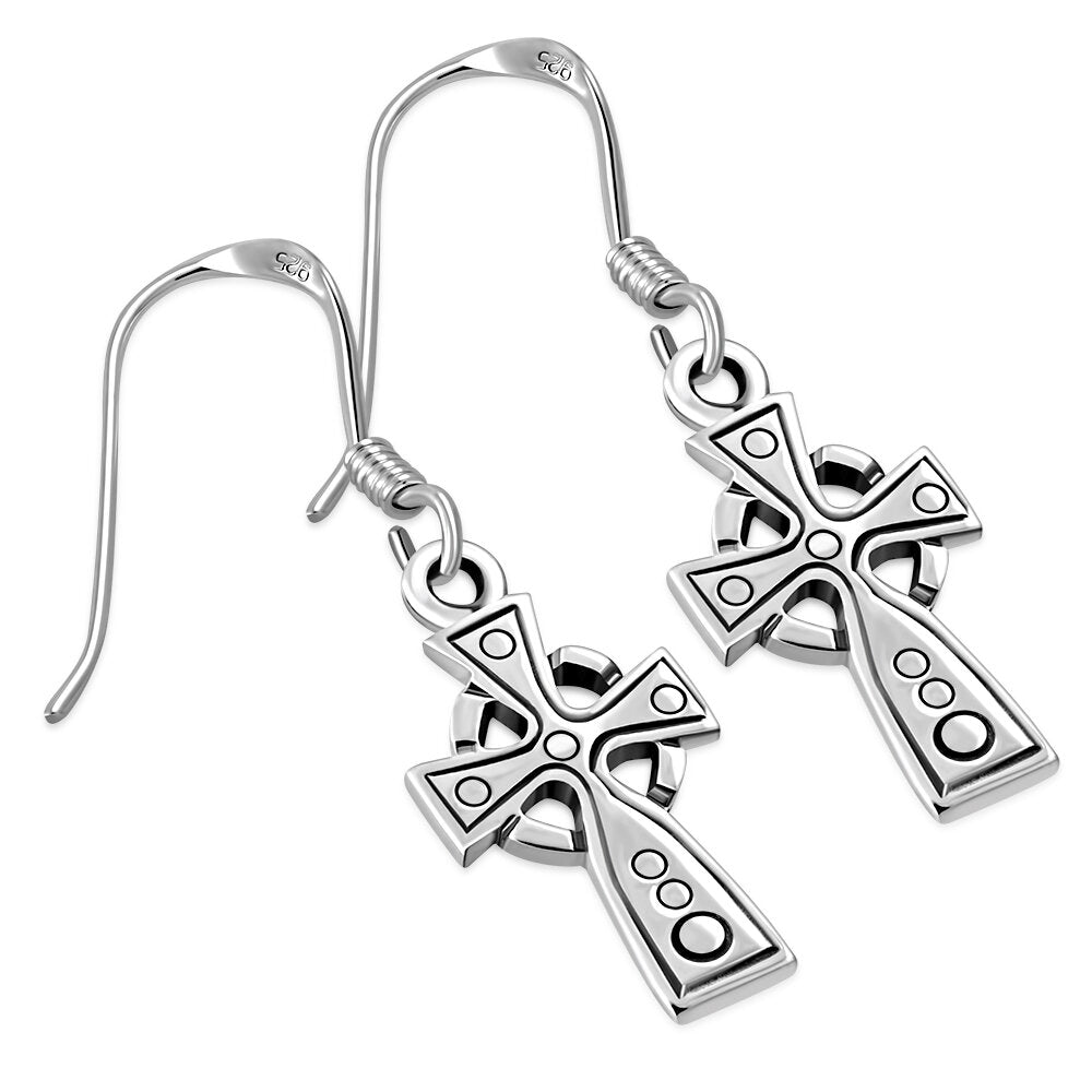 Celtic Cross Earrings - Classic