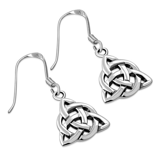 Triquetra Earrings - Knotted Three Worlds