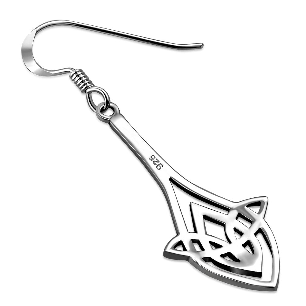 Celtic Knot Earrings - Long Kells Knot