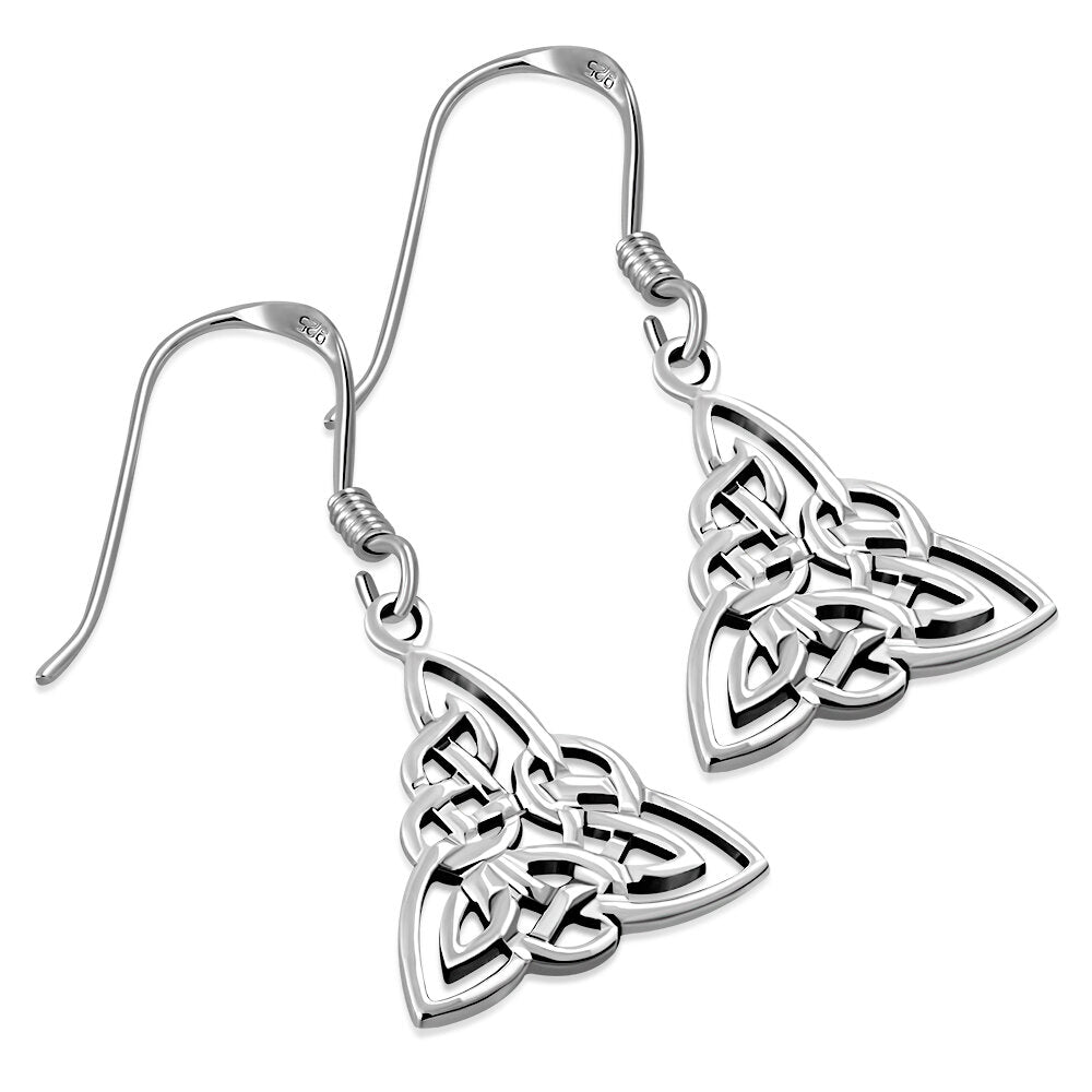 Triquetra Earrings - Kells Triangle