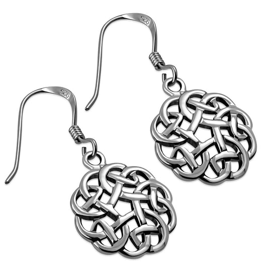 Celtic Knot Earrings - Circular Twist