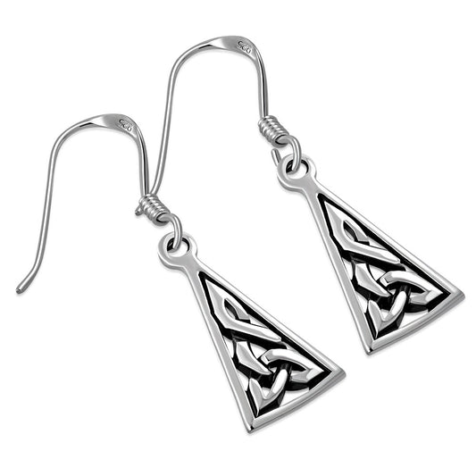 Celtic Knot Earrings - Mother-Daughter Knot in Frame