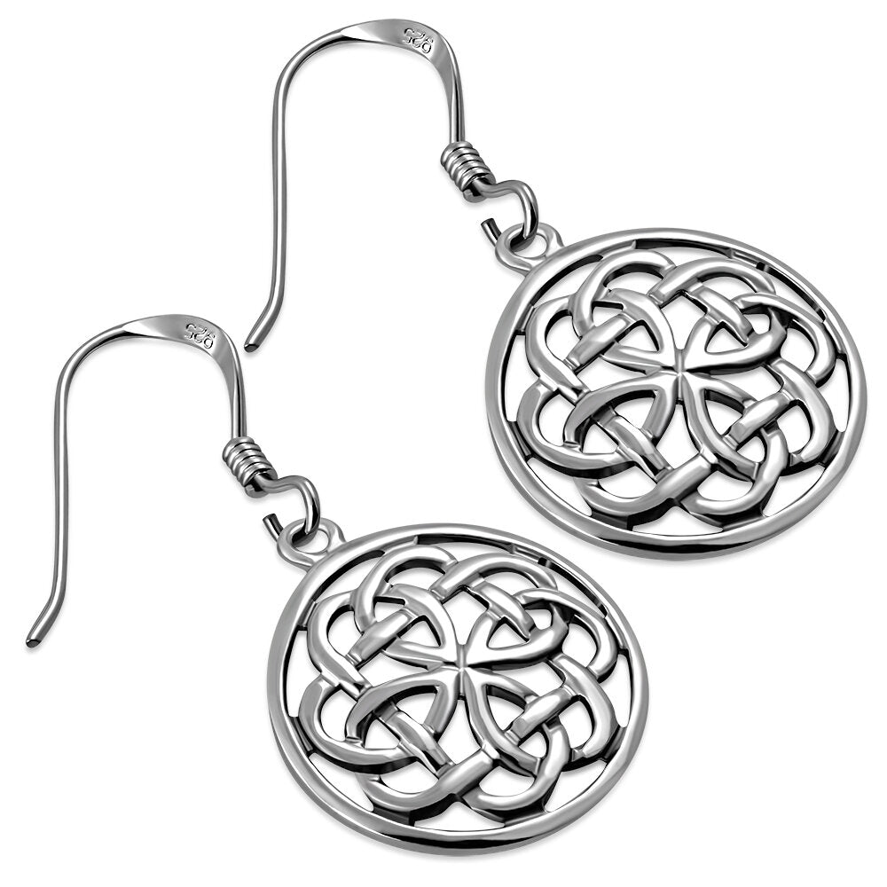 Celtic Knot Earrings - Flower Knot