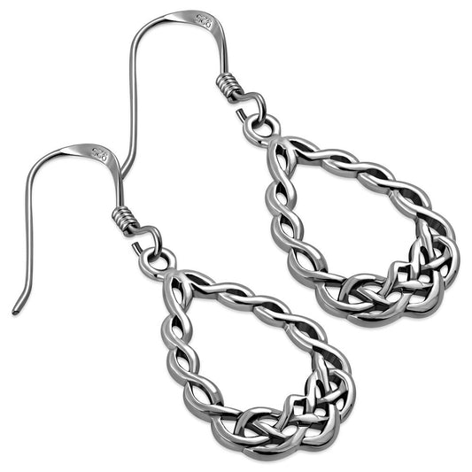 Celtic Knot Earrings - Teardrop Knot