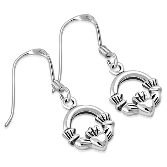 Claddagh Earrings- Plain Wreath