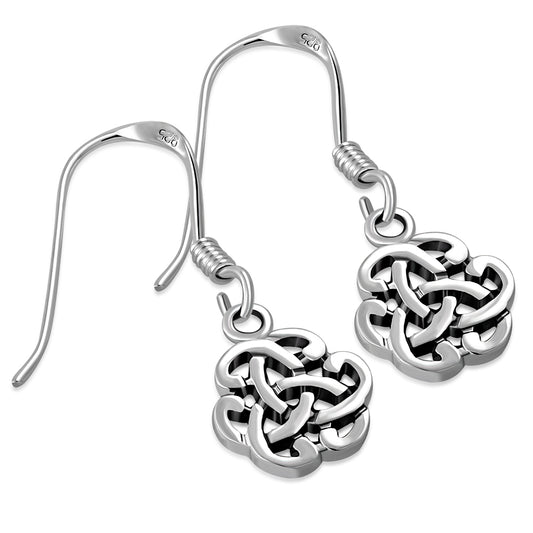 Celtic Knot Earrings - Threefold Flower