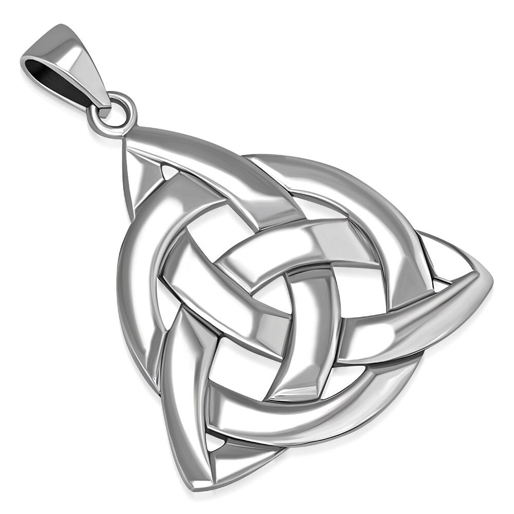 Triquetra Pendant - Knotted Three Worlds (Large)