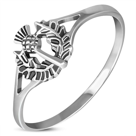 Scottish Thistle Ring - Wee Heraldic