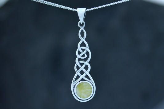 Scottish Marble Pendant - Thin Weave