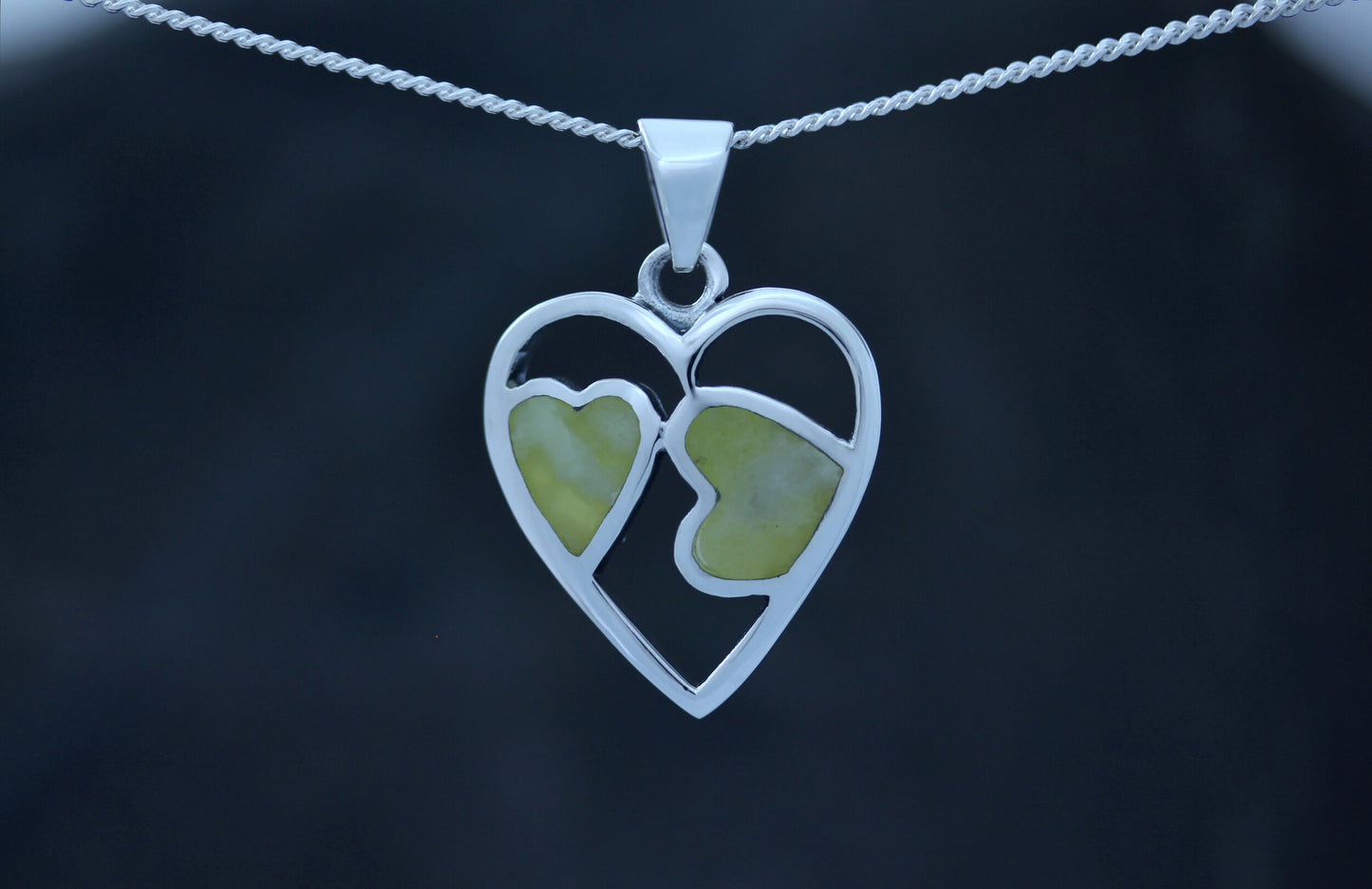 Scottish Marble Pendant - Love Heart Union