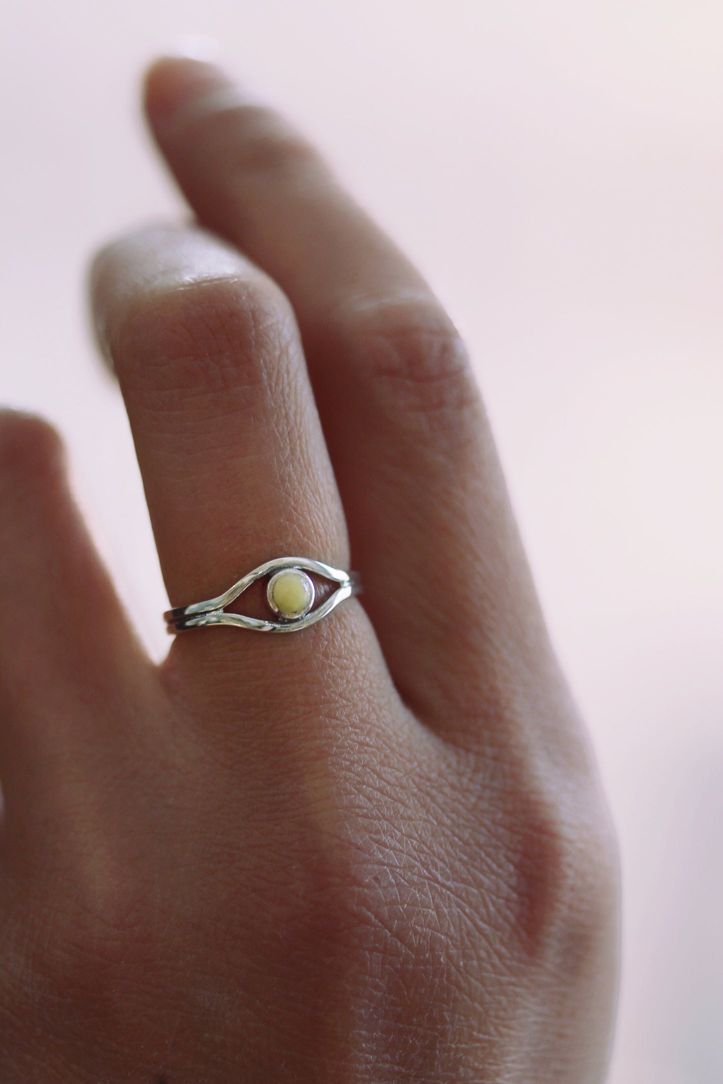 Scottish Marble Ring - The Open Eye