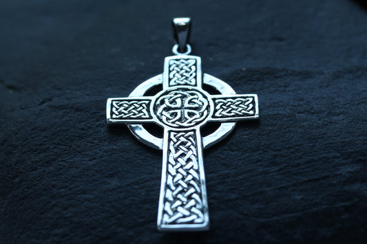 Celtic Cross Pendant - Ornamental High Cross
