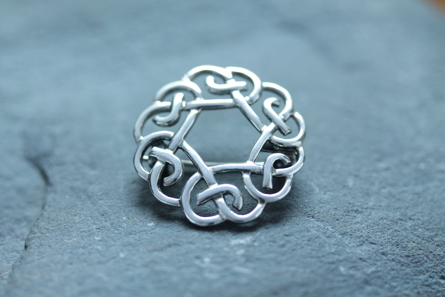 Celtic Knot Brooch - Circular Knot