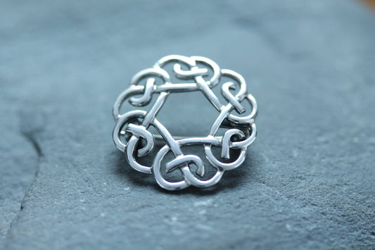 Celtic Knot Brooch - Circular Knot